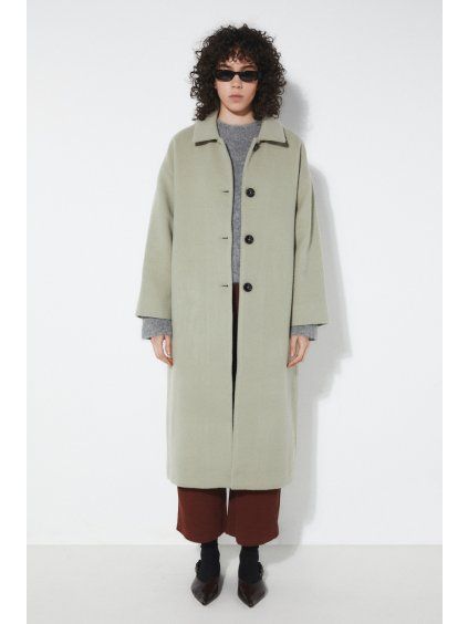 2648 AB DG ALINE COAT DIRTY GREEN RITA ROW WOMEN AW25 1