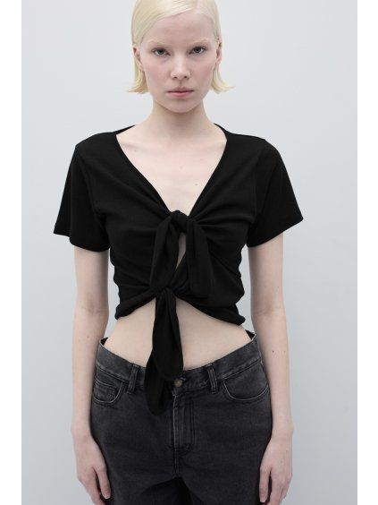 2758 CA BL Dahlia Top Black RITA ROW WOMEN SS26 web 3