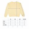 Sweater hellgelb Masse