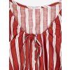 Bobo Choses bavlněný top s volánovým pasem Peplum Stripped dámský