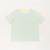T Shirtgestreift GelbHellblau 2