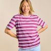 T Shirtgestreift AuberginePink 1 11c55934 77a4 4f7b ab62 d0a314ad7f50