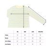 DE SizeGuide Long gelb blau